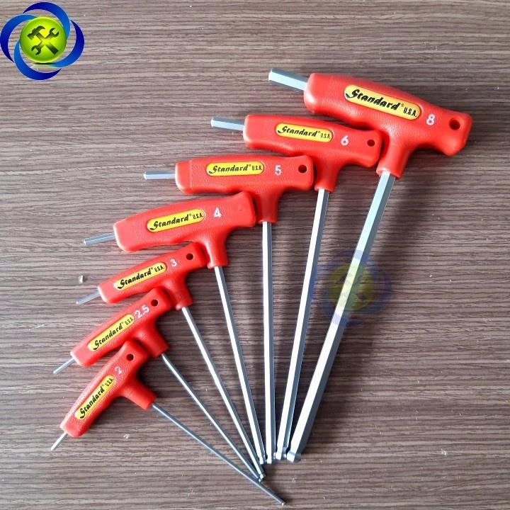 (ĐỦ SIZE) Lục giác bi chữ T Standard ( 2mm-8mm