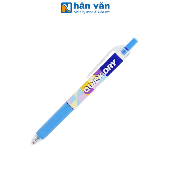 Bút gel Quick Dry Thiên Long Gel-033/V2 - Mực Xanh - Mực Khô Siêu Nhanh