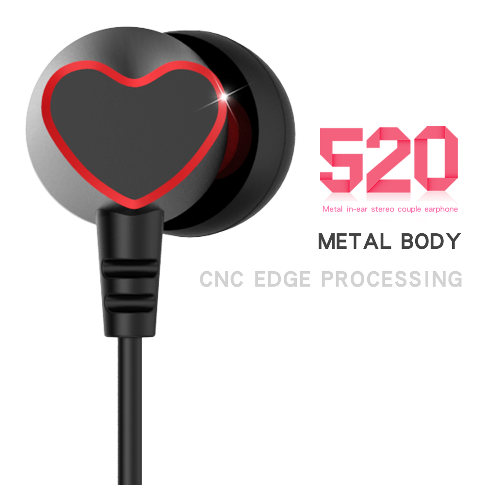Tai Nghe Có Dây 3,5mm Nhét Tai Cách Ly Tiếng Ồn Bằng Kim Loại Âm Thanh Nổi Với Micrô Điều Khiển