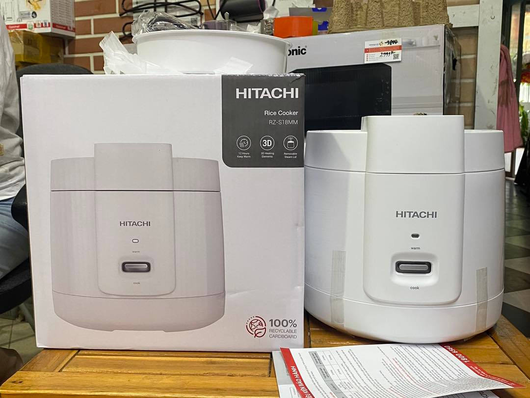 Nồi cơm điện Hitachi Nhật Bản RZ-S18MM dung tích 1.8L - Hàng chính hãng