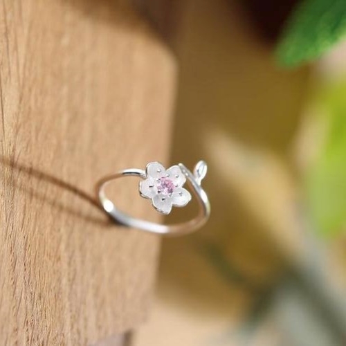 Nhẫn bạc nữ NgọcHY, Hoa Anh Đào