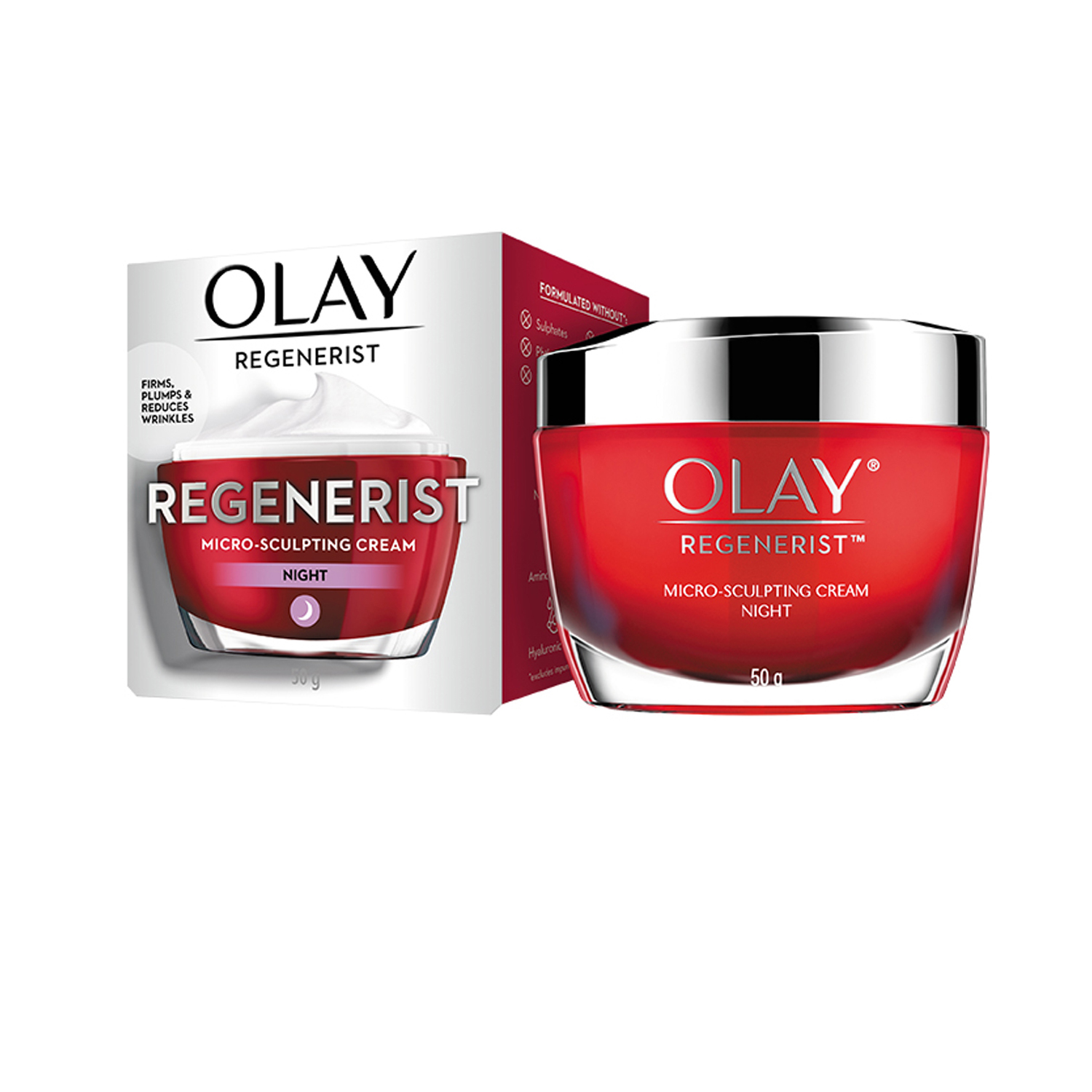 Kem Vi Dưỡng Chống Lão Hóa Ban Đêm OLAY Regenerist (50G)