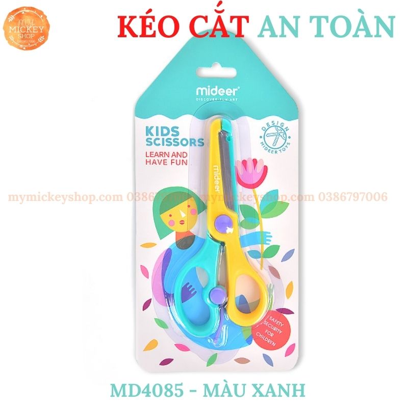 Mideer Kéo cắt giấy an toàn cho bé chơi các trò thủ công