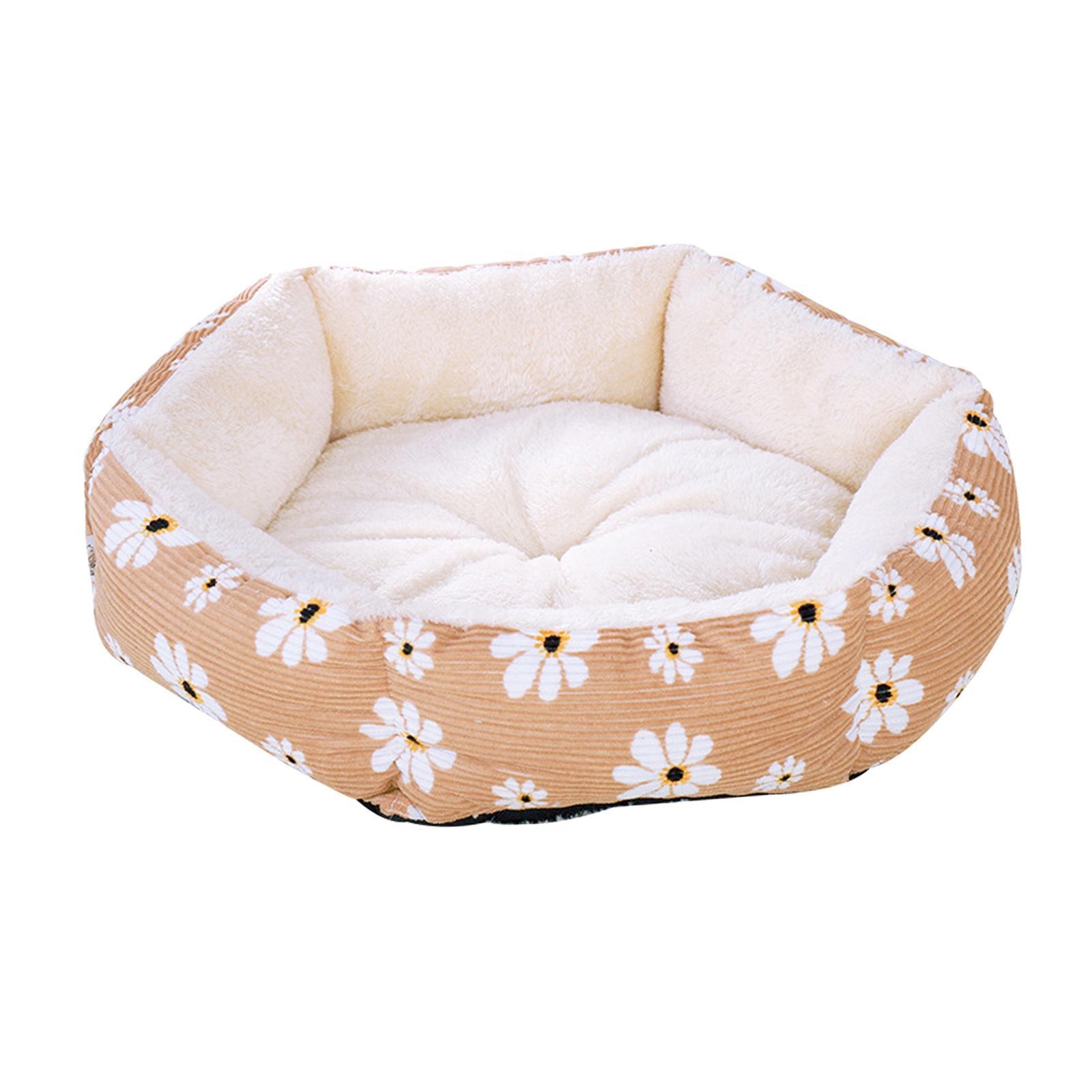 Warm  Bed Pet Cushion Soft Sleeping Nest Cave Anti-Slip