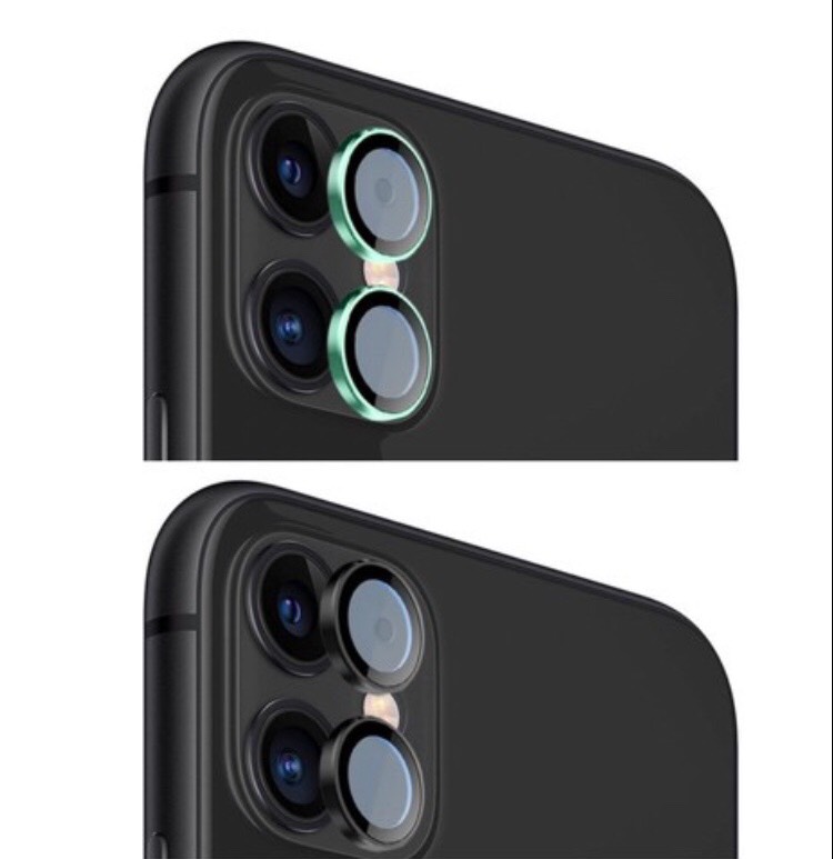 Bộ 2 Vòng Bảo Vệ Camera IPhone 11 - Chống vân tay, Chống mờ camera