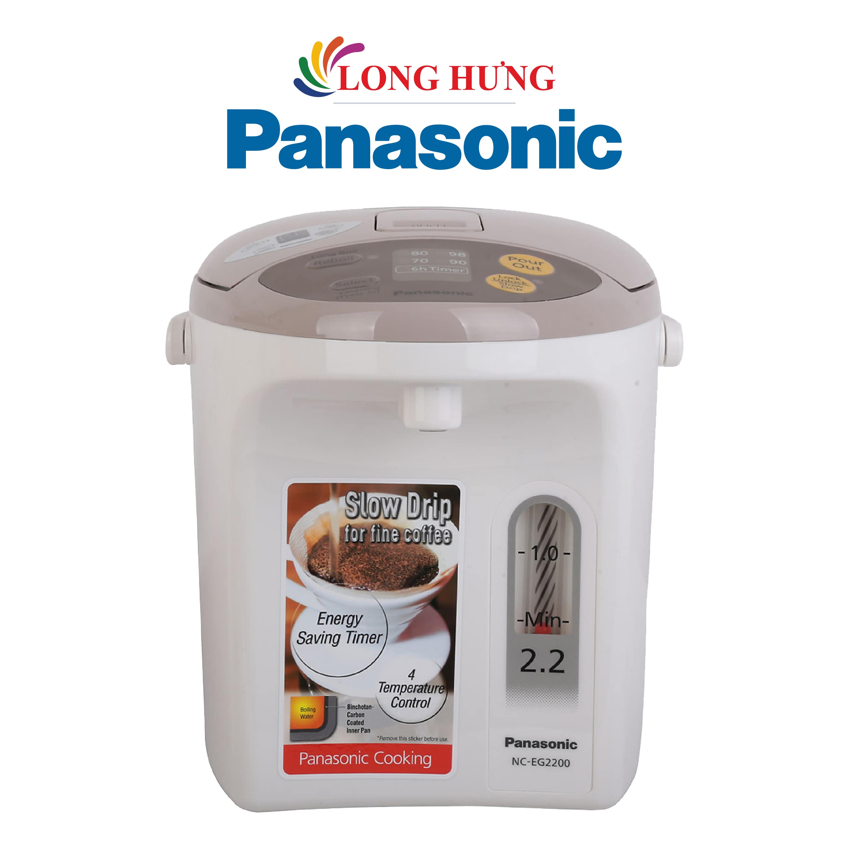 Bình thủy điện Panasonic 2.2 lít NC-EG2200CSY - Hàng chính hãng