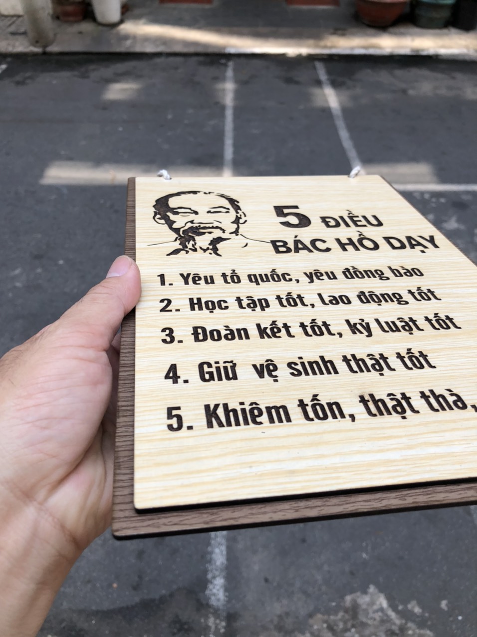 Tranh Động Lực - 5 ĐIỀU BÁC HỒ DẬY