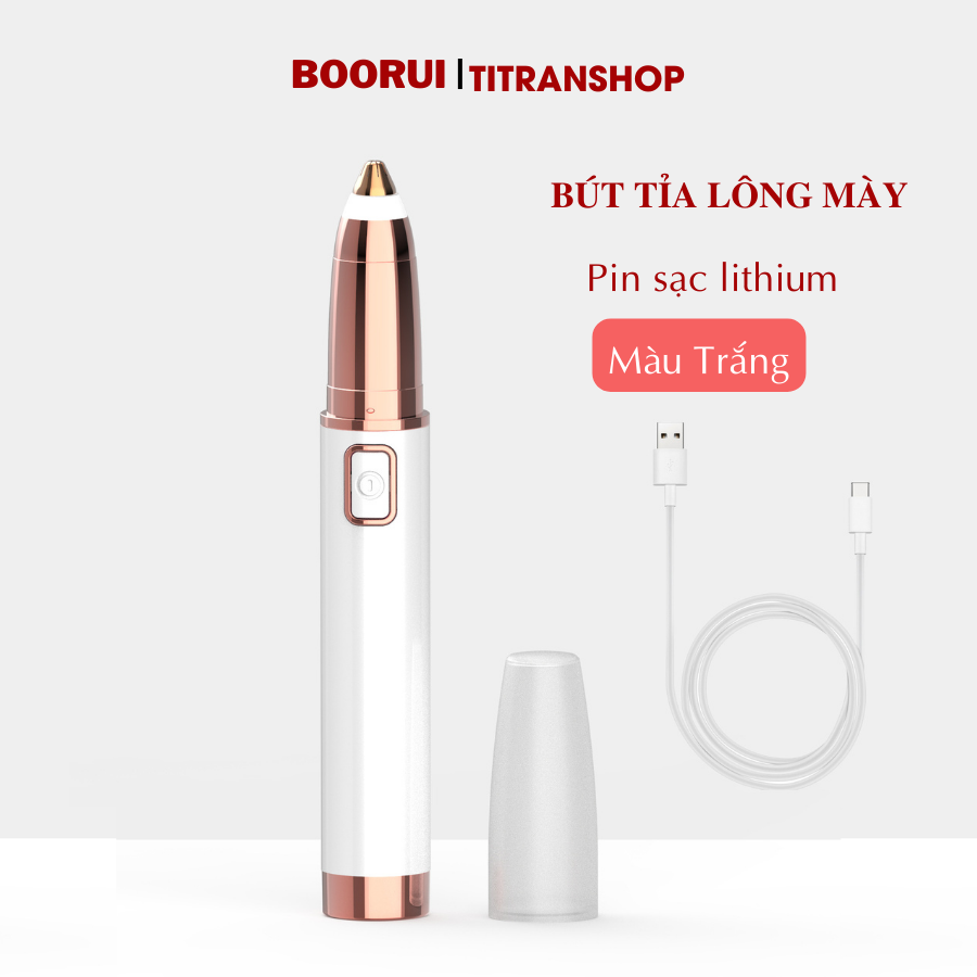 Bút tỉa lông mày cao cấp BOORUI SF1103 -Máy tỉa ria mép,lông mũi, cạo lông thẩm mỹ cho phái đẹp an toàn cho da ,pin sạc USB thiết kế nhỏ gọn dễ dàng mang theo - Hàng loại 1