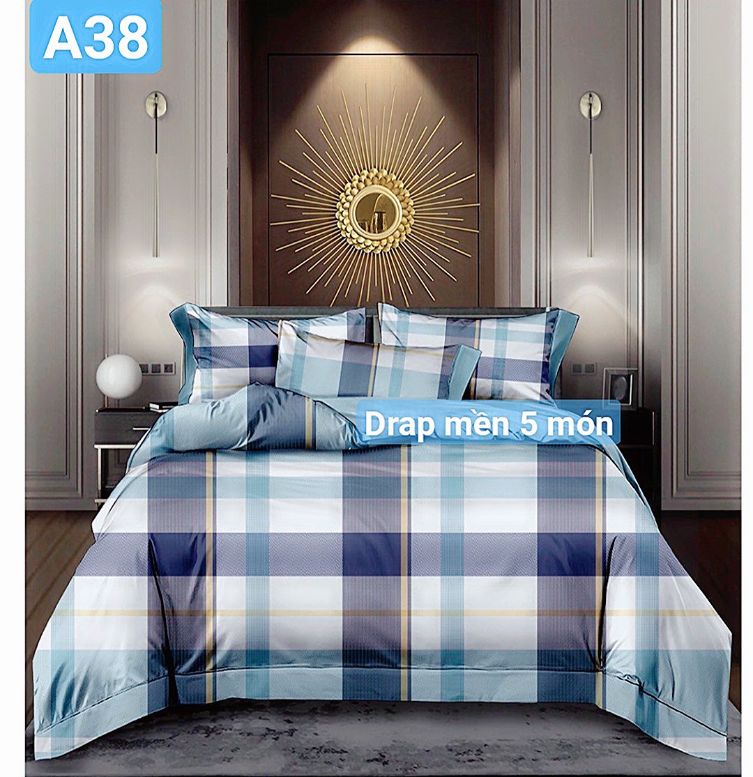Bộ drap gối Tencel vải nhập Hàn Quốc đỉnh cao mát mềm mại