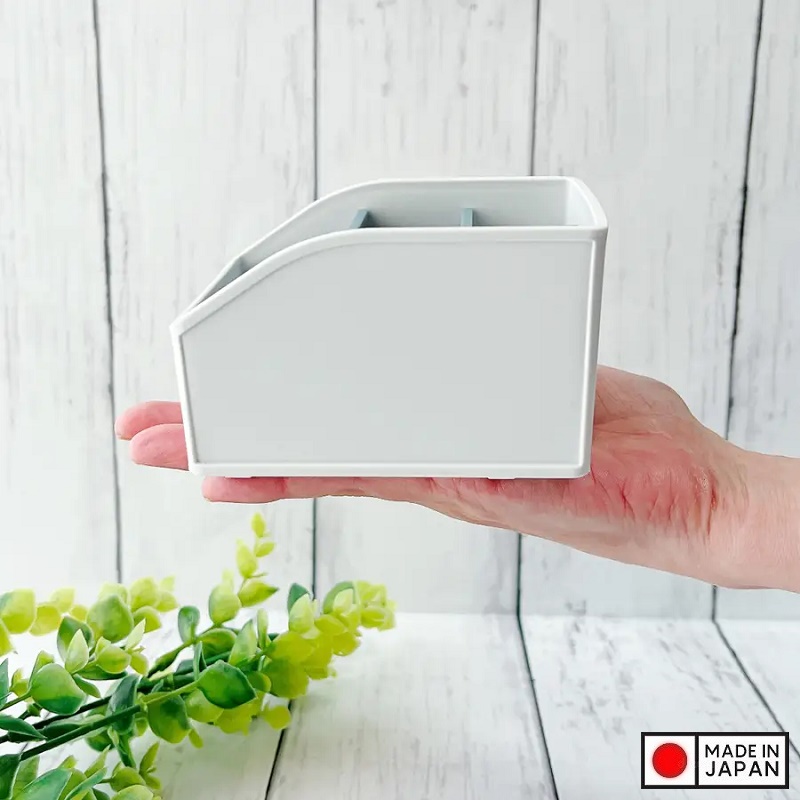 Khay đựng giấy nhớ &amp; đồ dùng văn phòng phẩm Nuube - Xám xanh