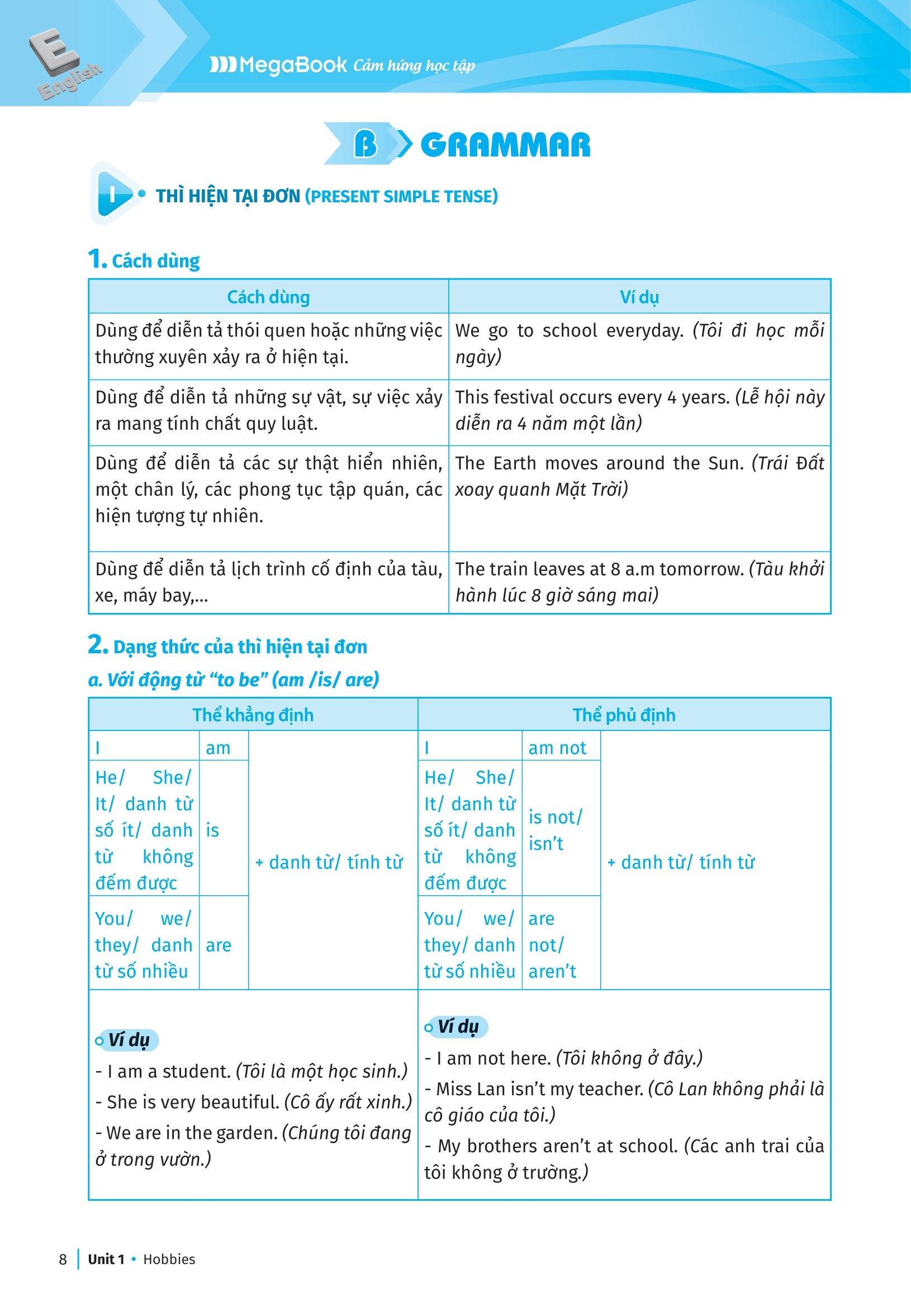 Luyện Chuyên Sâu Ngữ Pháp Và Bài Tập Tiếng Anh Lớp 7 - Tập 1 (Theo Chương Trình Giáo Dục Phổ Thông Mới)