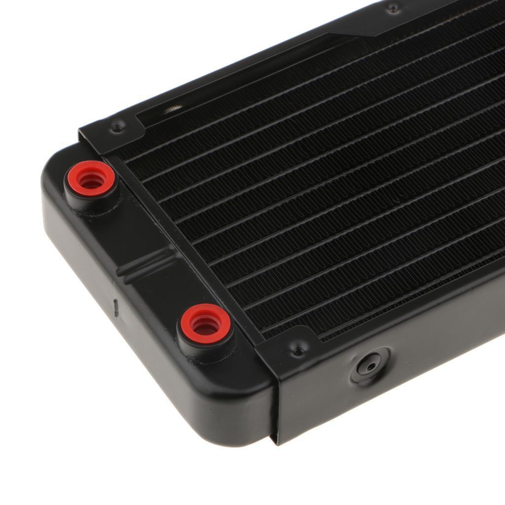 240MM Aluminum Computer Water Cooling  Water   G1/4"