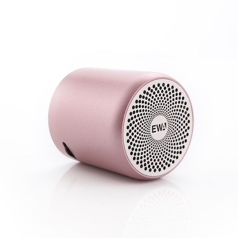 Loa EWA A107S Bluetooth Di Động Kim Loại HIFI Loa Mini TWS Không Dây MP3 Nghe Nhạc Âm Thanh Mạnh Thẻ SD Chơi Loa Color: Gray