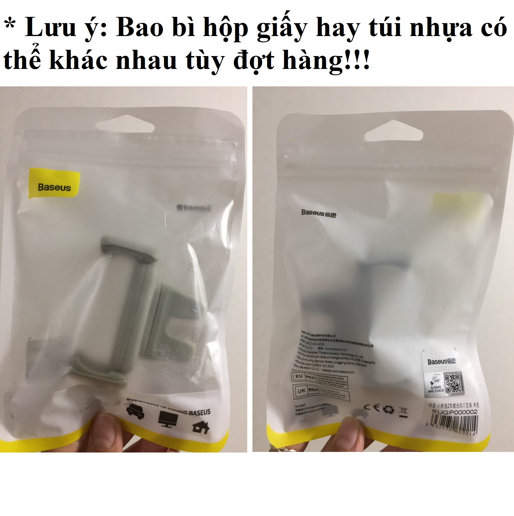 [Kẹp cửa gió] Kẹp điện thoại gắn cửa gió trên ô-tô Baseus Steel Cannon 2 _ Hàng chính hãng