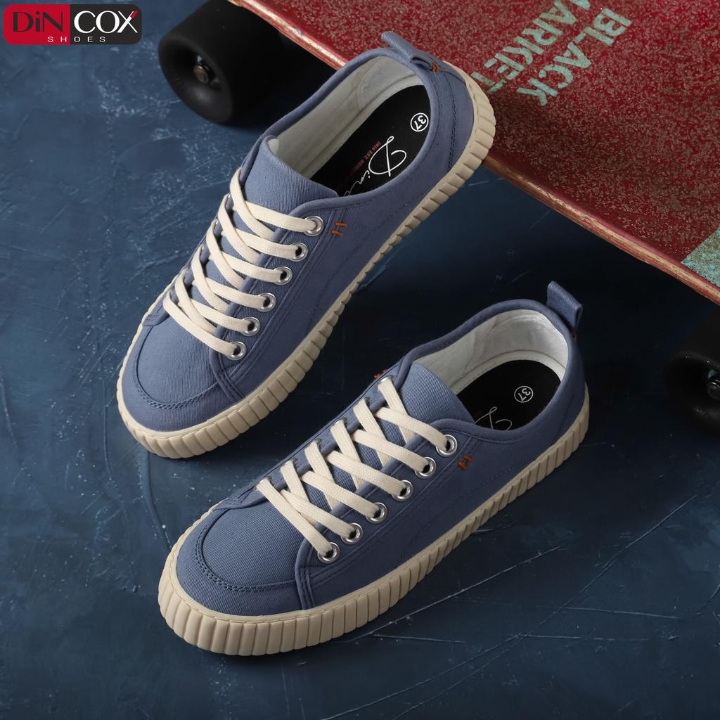 Giày Sneaker Vải Unisex DINCOX D27 Đơn Giản Hiện Đại Denim