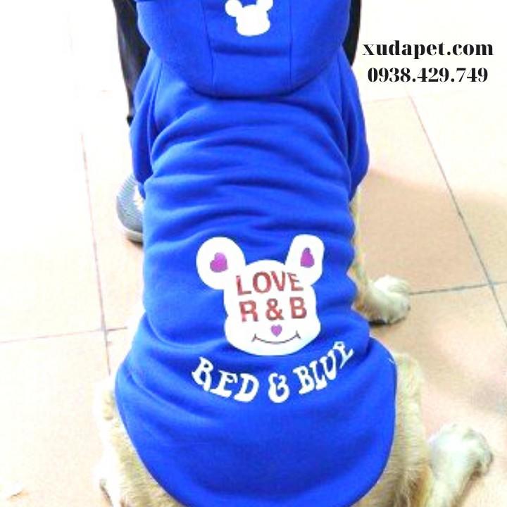 Áo Hoodie Cho Chó Lớn Red And Bull tạo sự thoải mái mát mẻ cho những chú boss yêu - SP000604