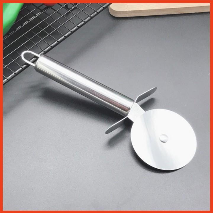 Dao Lăn Cắt Bánh Pizza Chuyên Nghiệp Bằng Thép Không Gỉ Inox 304