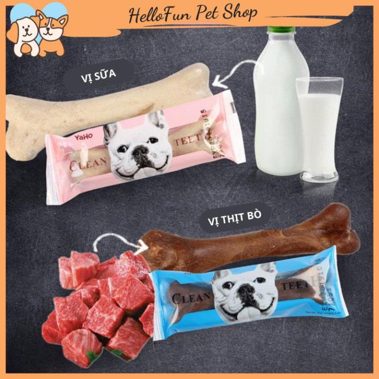 Xương gặm sạch răng, bổ sung canxi cho chó Yaho