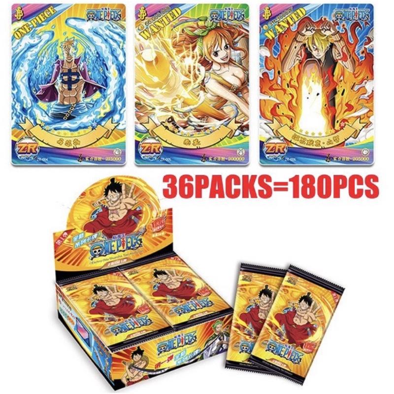 Hộp bài hải tặc one piece thẻ nhân phẩm 36 gói nhỏ