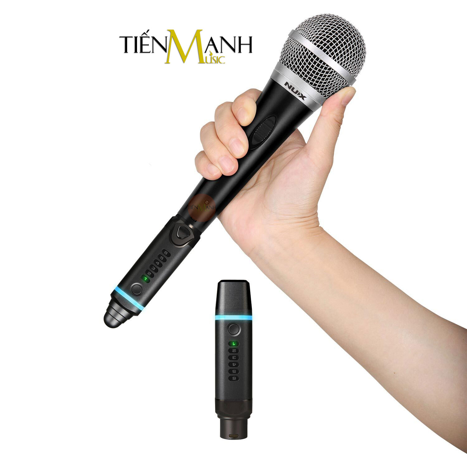 [Kèm Mic] Bộ Thu Phát Tín Hiệu Không Dây Nux B3 Plus Bundle Cho Micro 2.4GHz Wireless System - Microphone Pin Sạc B-3 Hàng Chính Hãng - Kèm Móng Gẩy DreamMaker