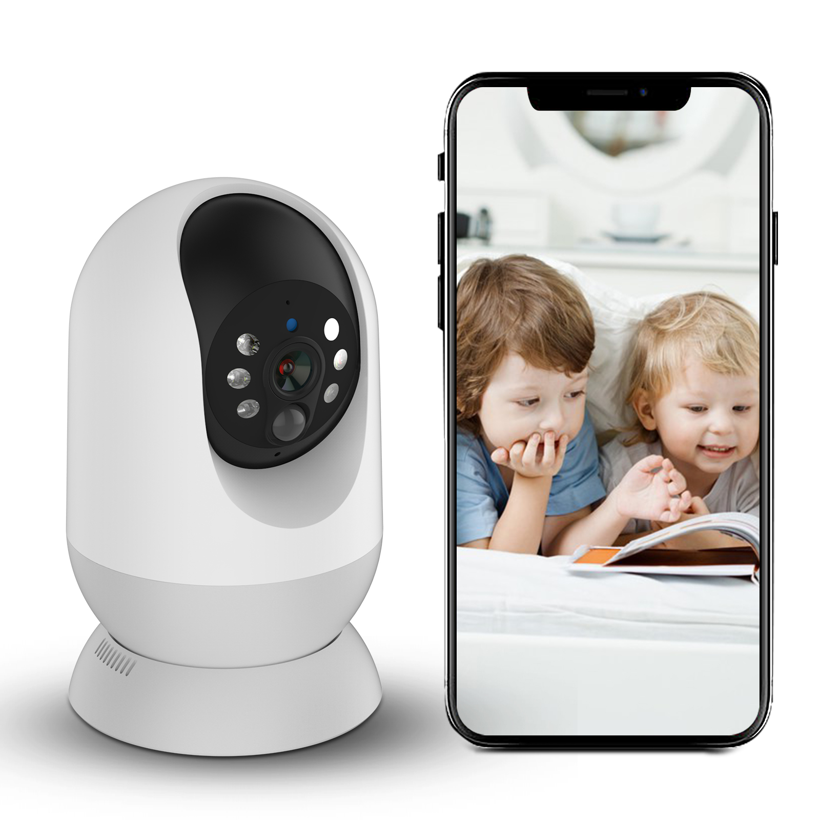 Camera WiFi Không Dây Pin Trâu 6000mAh 60 Ngày Xoay 360 Độ ZOOM 5X Thông Minh Phân Giải QHD 2K Siêu Nét Góc Rộng 170 Độ