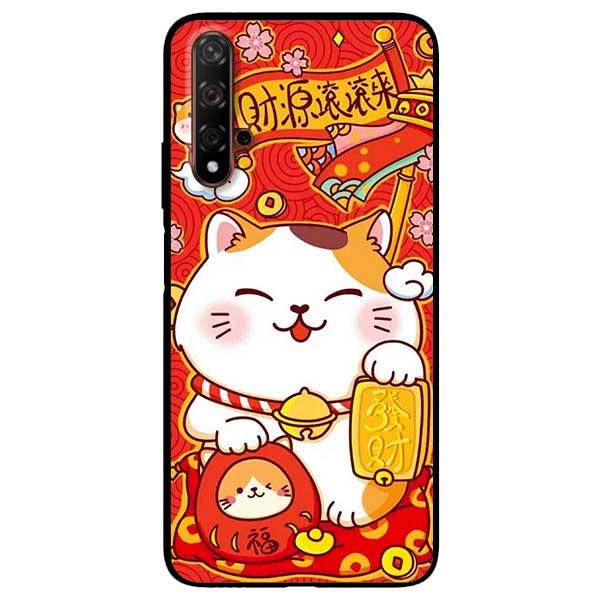 Ốp lưng dành cho Huawei Nova 5T - Mèo Thần Tài