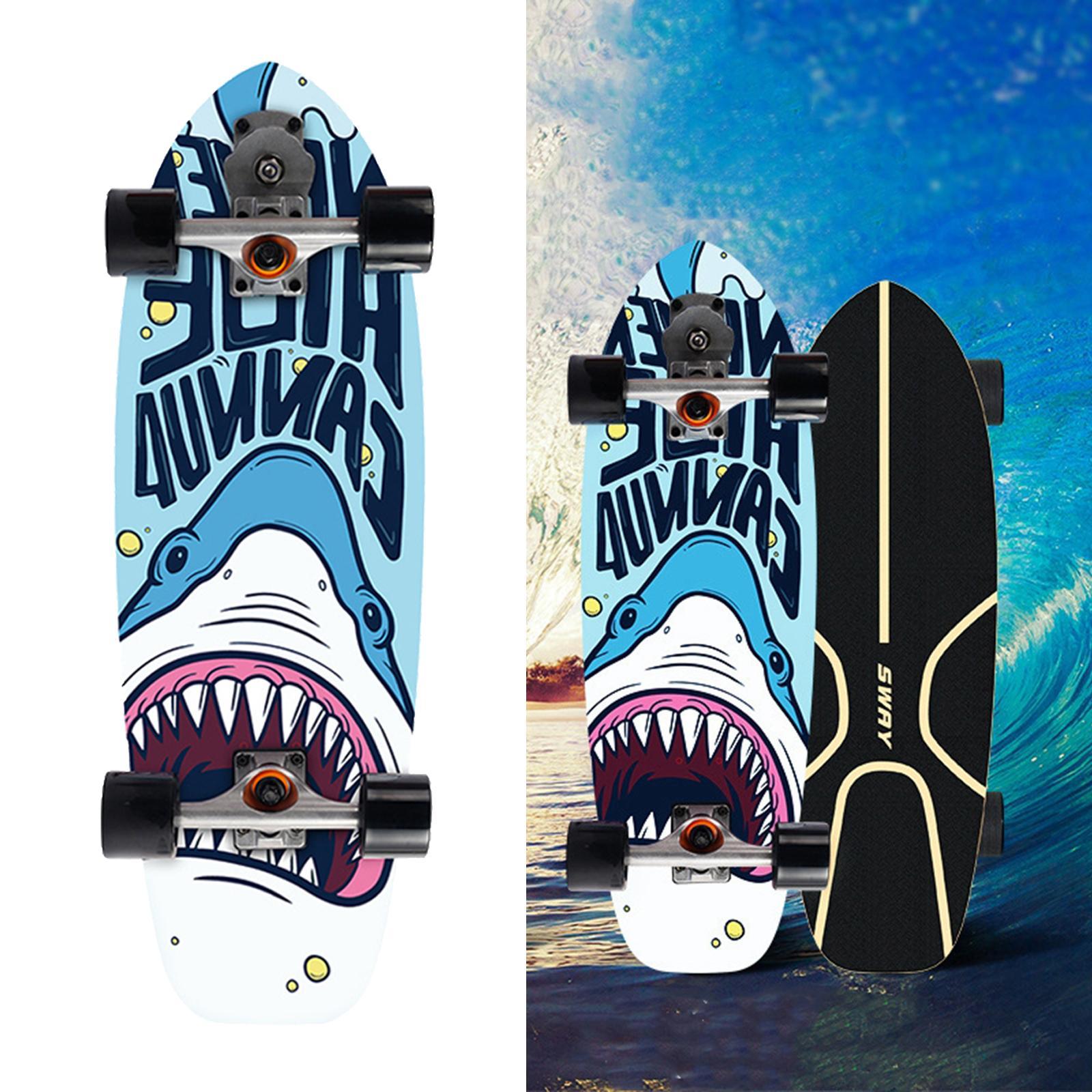 Skateboard Kids Youth Teens Surfing Starter Skate  Longboard