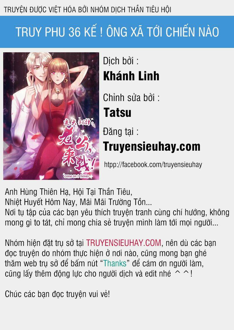 truy phu 36 kế - ông xã à, tới chiến nào! chapter 17 1