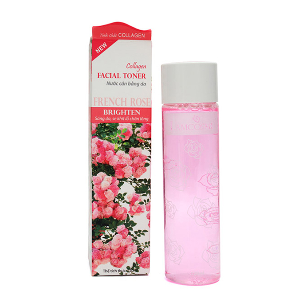 Nước Cân Bằng Collagen Lamcosmé Rose, Chiết Xuất Hoa Hồng Thuần Túy Giúp Da Luôn Sạch, Trắng Sáng, Làm Se Khít Lỗ Chân Lông (120ml)