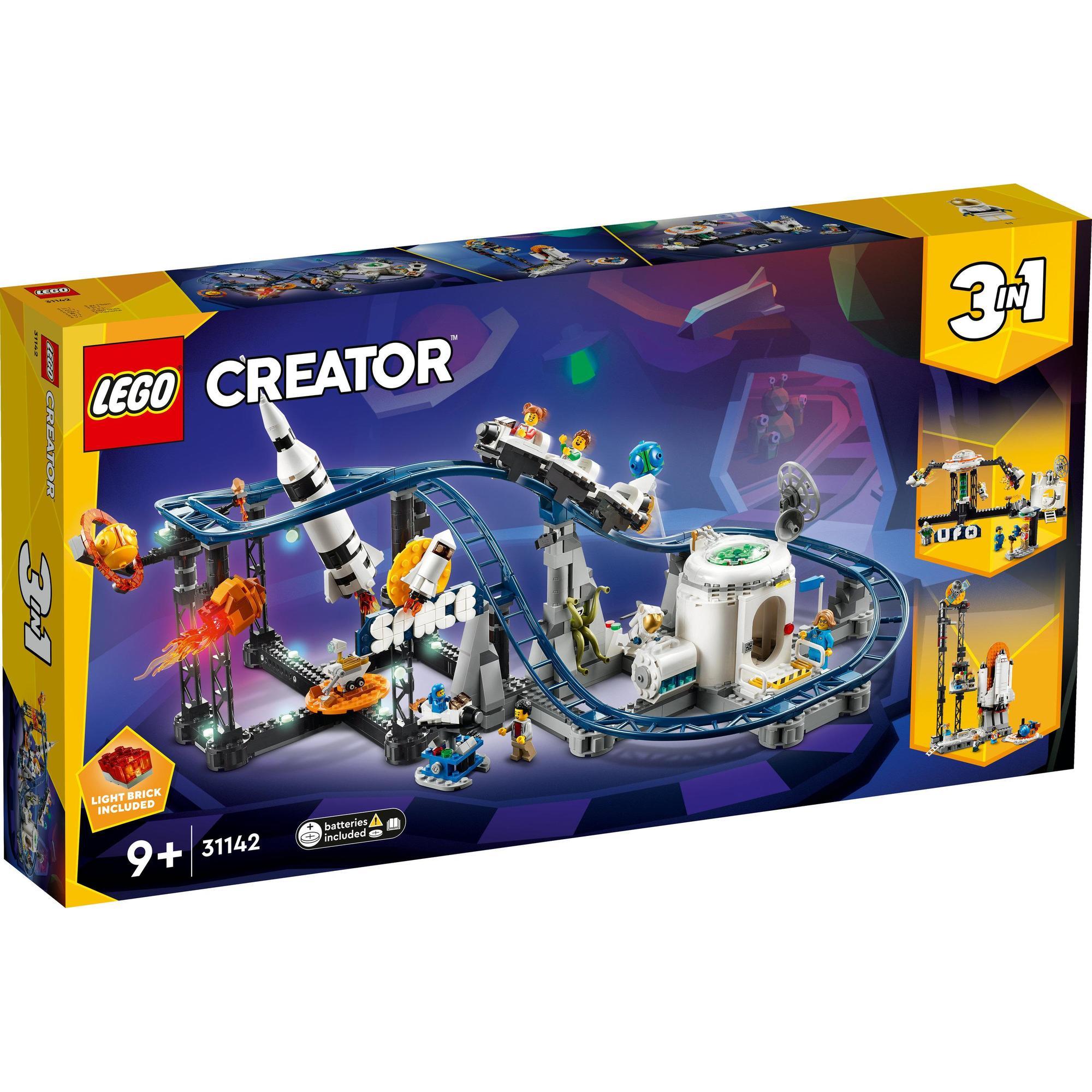 LEGO Creator 31142 Đồ chơi lắp ráp Tàu lượn siêu tốc không gian (874 chi tiết)
