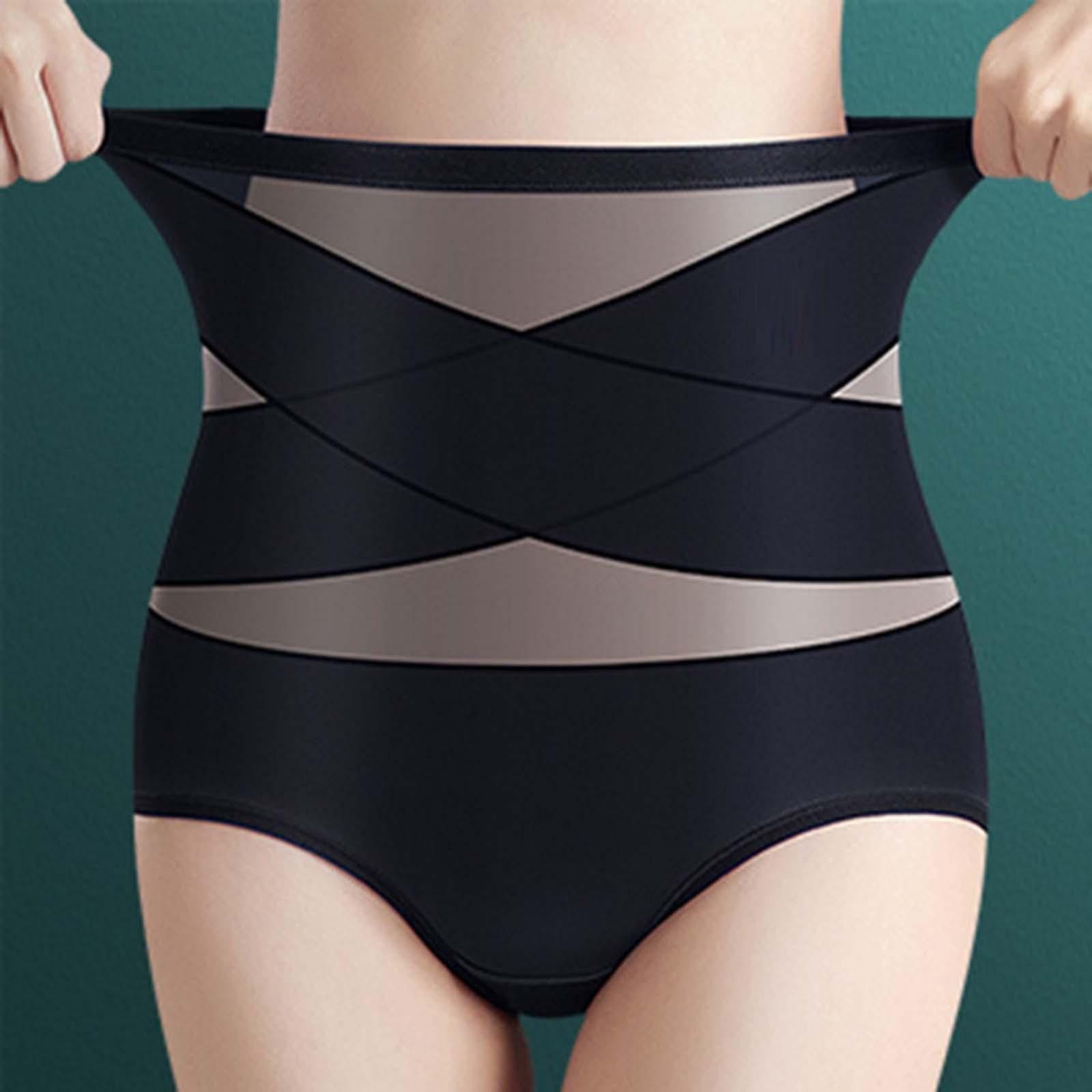 Tummy Control Shapewear Panties for Women High Waisted Slimming Underwear Lace Shaping Briefs
