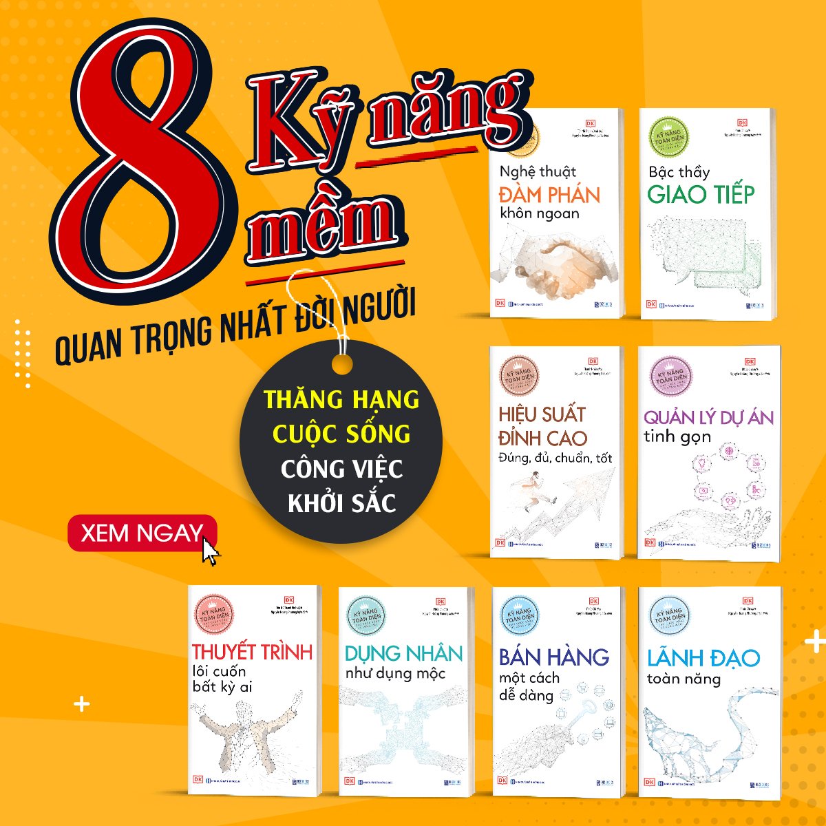 Bộ sách DK - Kỹ năng toàn diện trong cuộc sống và công việc