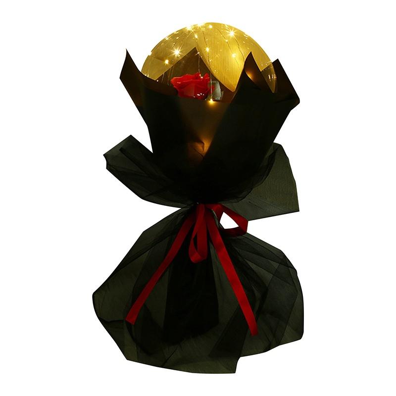 Bong Bóng Trong Suốt Hình Hoa Hồng Có Đèn LED Độc Đáo Trang Trí Tiệc Cưới / Sinh Nhật