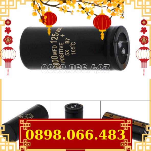 1 Chiếc Tụ Điện Điện Phân Nhôm 125V 10000Uf Mới Có Thể Thay Thế Tụ Âm Thanh 120V 100V 35X80Mm mới về