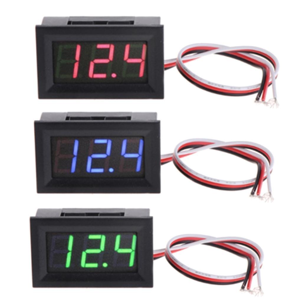 0.56 Inch DC 5V - 120V Mini Digital Voltmeter Voltage Meter