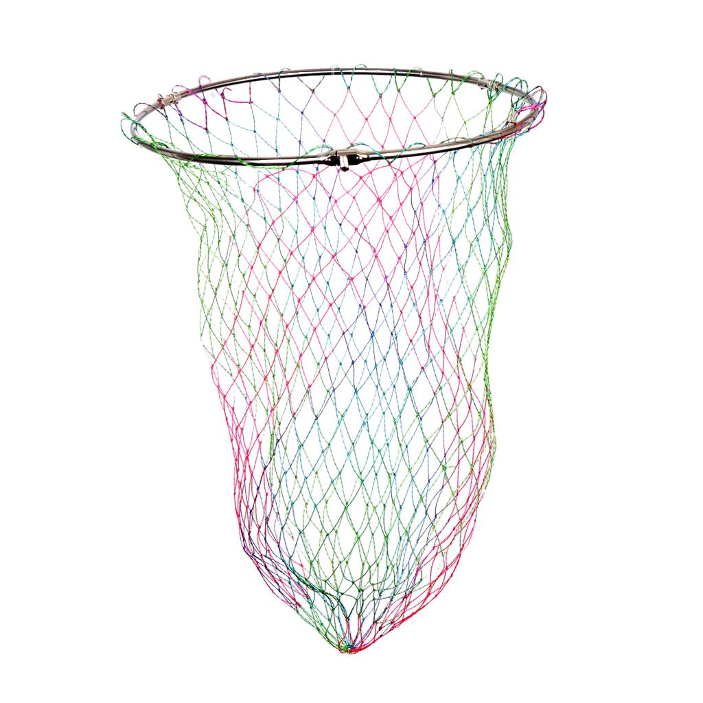 Folding Nylon Mesh Landing Net Head Diameter: 40cm / 50cm