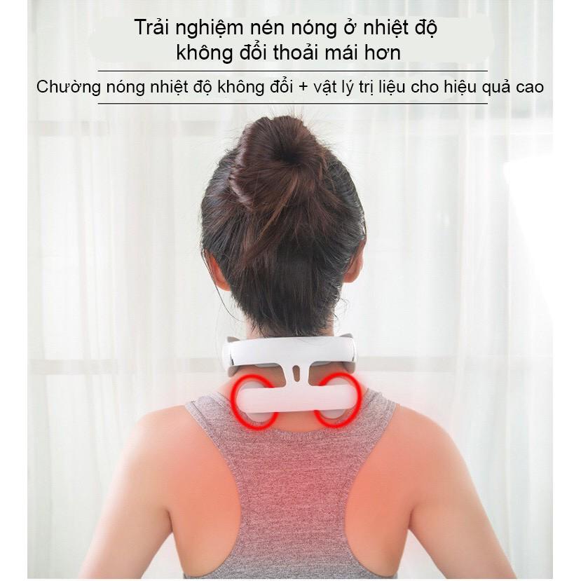 Máy massage cổ vai gáy cột sống 4 đầu công nghệ Nhật Bản