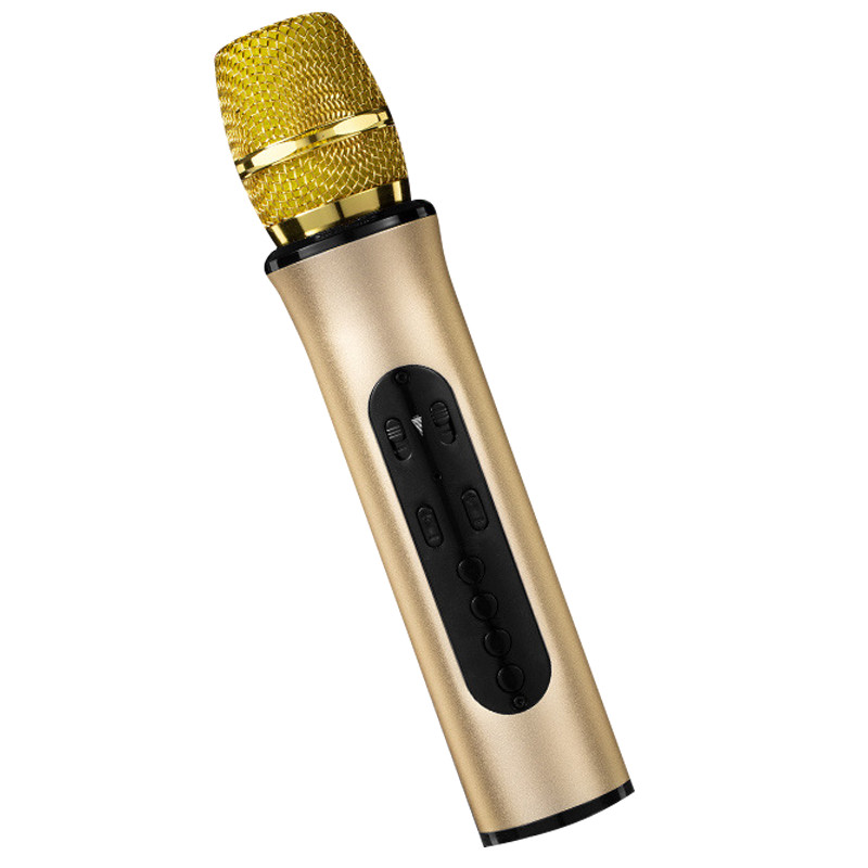 Micro Bluetooth Karaoke Không Dây hàng cao cấp Kết Nối Thẻ Nhớ, tai nghe 3.5 mm - Hàng chính hãng