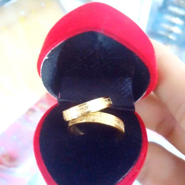Nhẫn Cặp Nhịp Tim Cao Cấp- Mang Lâu Dài