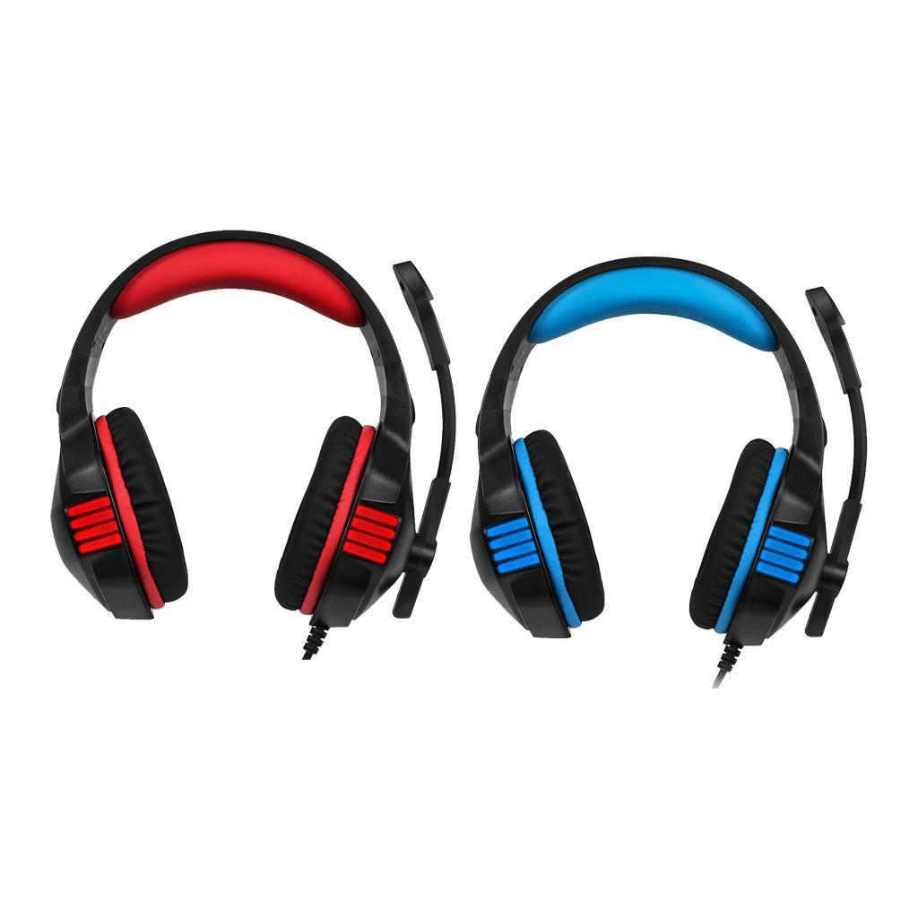 Gaming Stereo Headset Soft Memory Earmuffs Headphone with Light