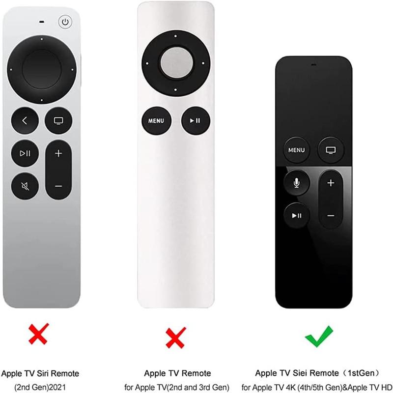 Vỏ bảo vệ bằng silicon nhiều màu Vỏ chống rơi cho Apple TV 4 Điều khiển từ xa Vỏ bảo vệ chống thấm nước chống bụi Màu sắc: Tím
