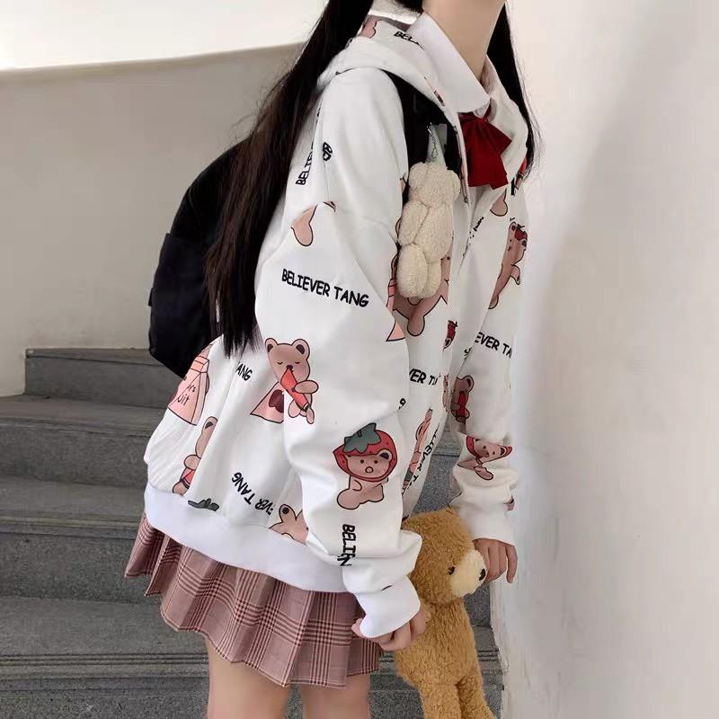 ÁO KHOÁT GẤU ĐÁNG YÊU