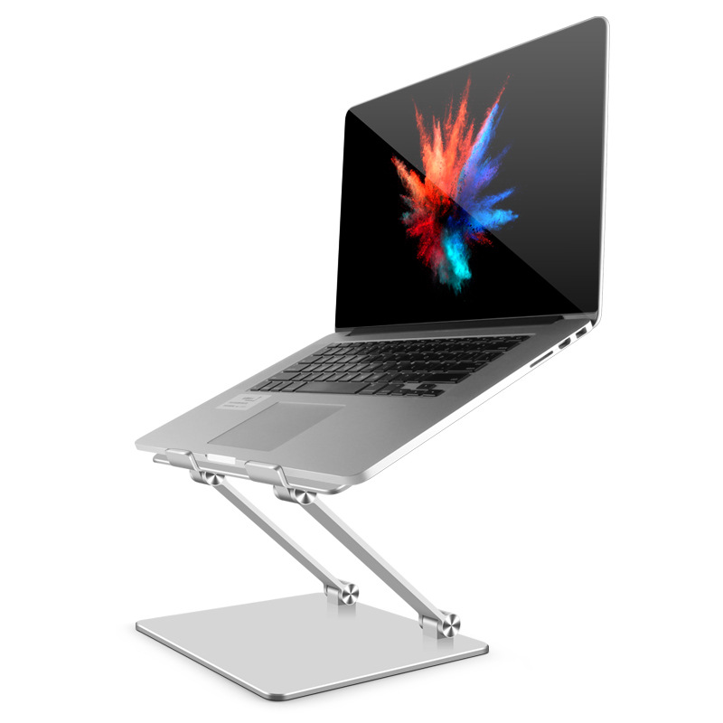 Giá Đỡ Đế Tản Nhiệt Cho Máy Tính, Laptop; Hợp Kim Nhôm Cứng Cáp; Xoay Gấp Gọn Linh Hoạt - Hàng Nhập Khẩu