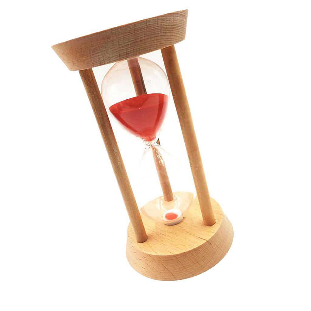 30 Minute Wood Sand Hourglass Sandglass Sand Timer Clock Home Decor Gift