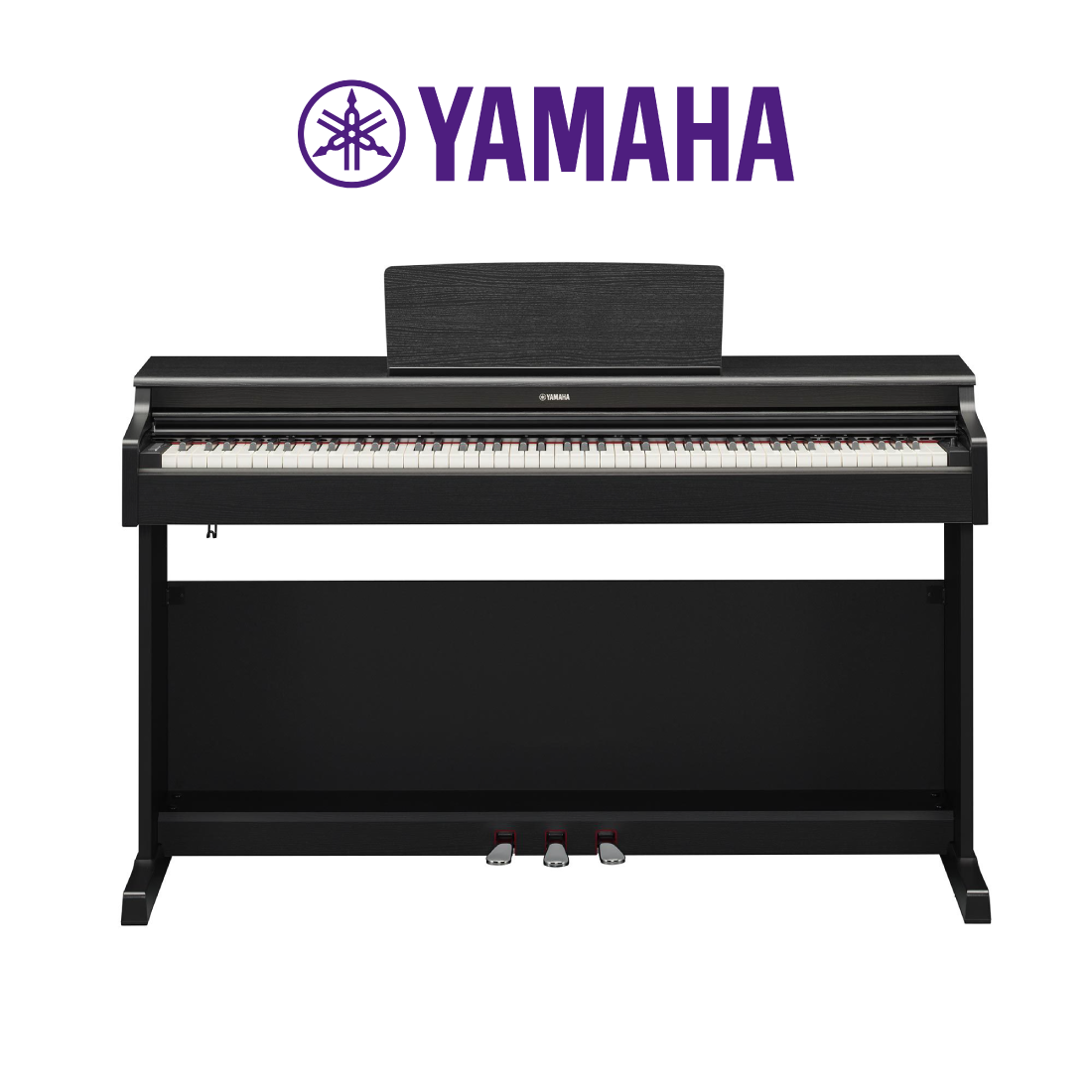 Đàn Piano điện, Digital Piano - Yamaha ARIUS YDP-165 (YDP165) - Black, 88 phím GH3 nặng, mặt trên phím làm bằng gỗ mun - Hàng chính hãng