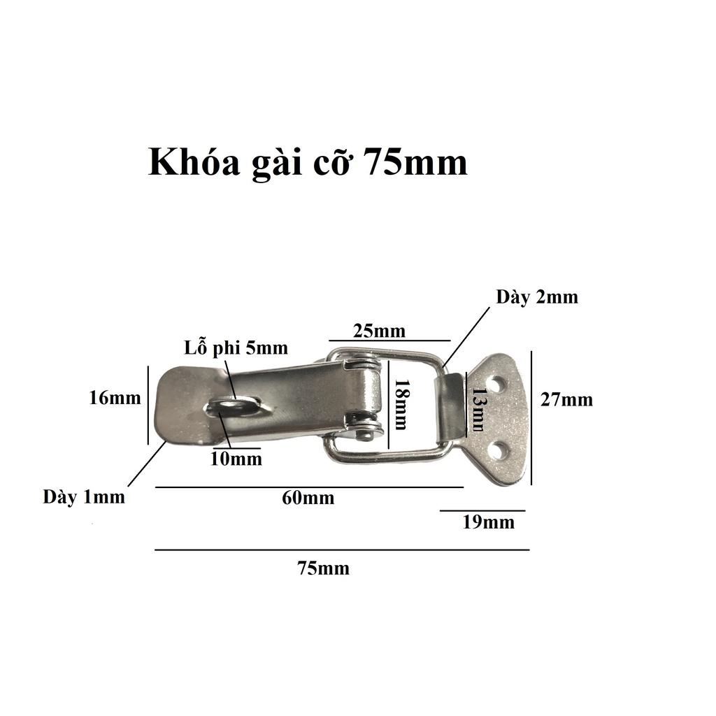 Khóa gài hòm tủ sắt, khóa lật hộp gỗ nhiều cỡ lựa chọn