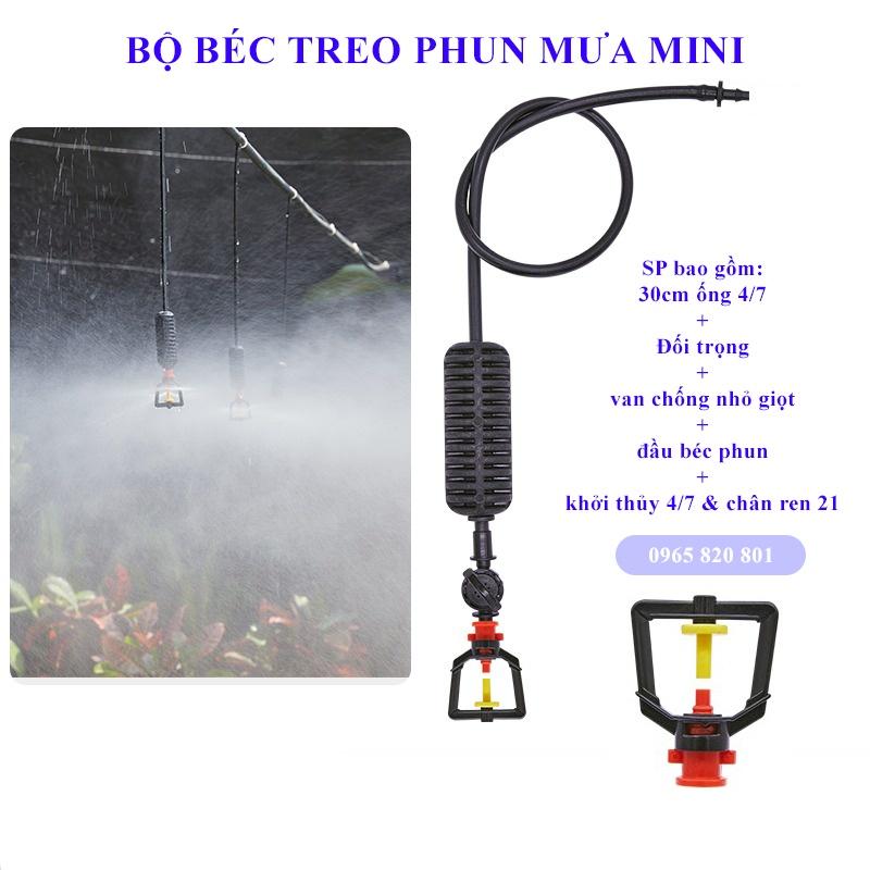 Bộ béc treo phun mưa 360