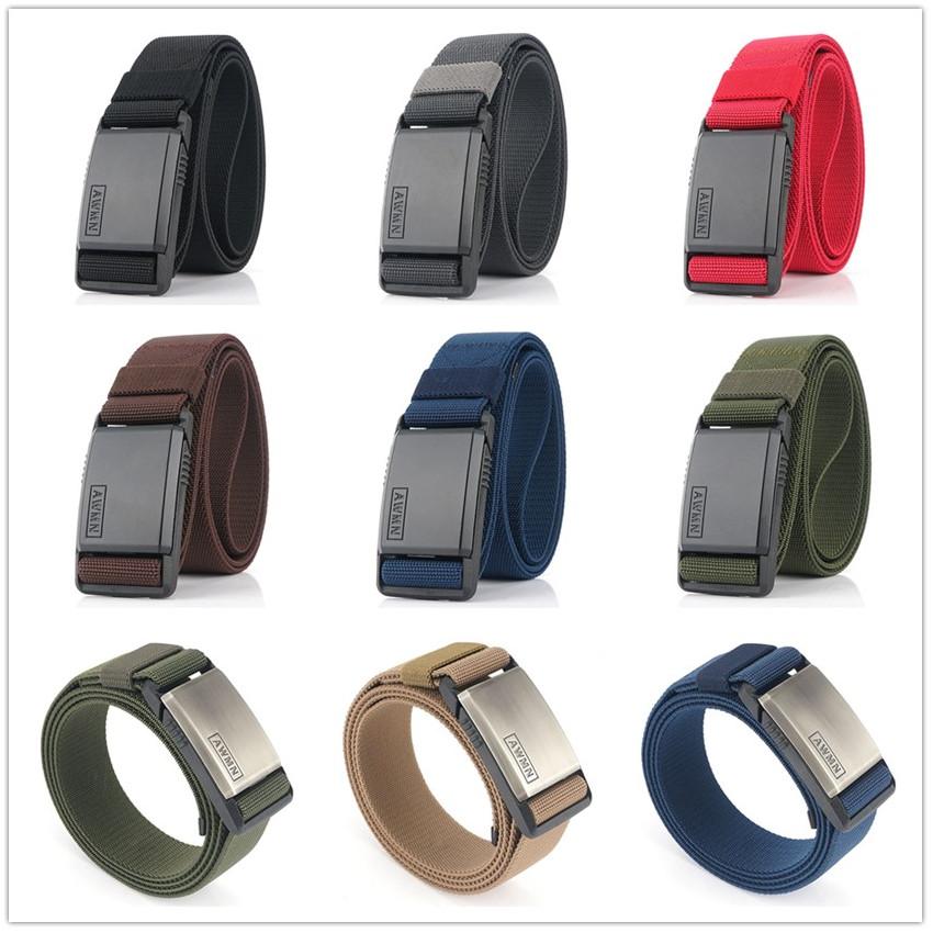 Năm 2020 Thời Trang Nylon Dây Kim Loại Từ Khóa Có Thể Điều Chỉnh Thắt Lưng Nam Quân Sự Chiến Đấu Đai Lưng Co Giãn Chất Lượng Cao, Chịu Mài Mòn