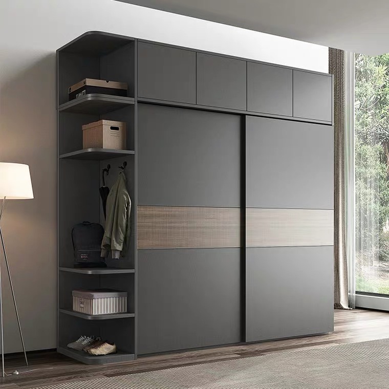 Tủ Quần Áo Cửa Lùa Có Gương C2m X D1m6 - TA403