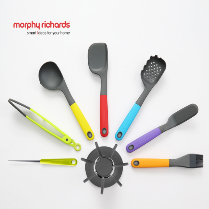 Bộ dụng cụ nhà bếp 7 món cao cấp thương hiệu Morphy Richards RM1032 - Chất liệu siêu bền chịu nhiệt độ cao - HÀNG NHẬP KHẨU